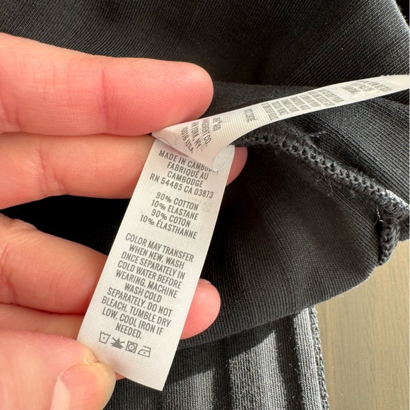 Offline by Aerie Pull-On Ribbed Elegant Black Midi Skirt - Picture 3 of 9